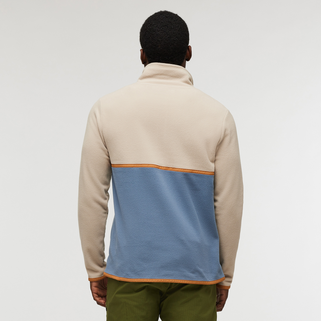 Amado Fleece Pullover - Men's, Oatmeal/Tempest, Model Jeremy