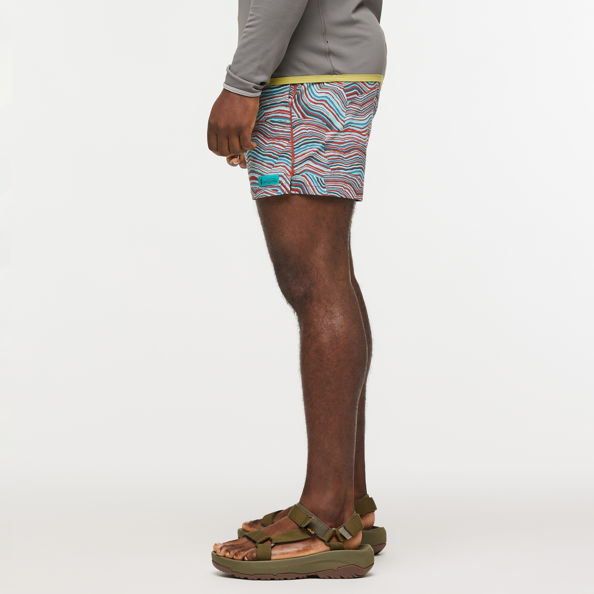 Brinco Short - Print - Men's, Magma/Coastal, Model Jeremy