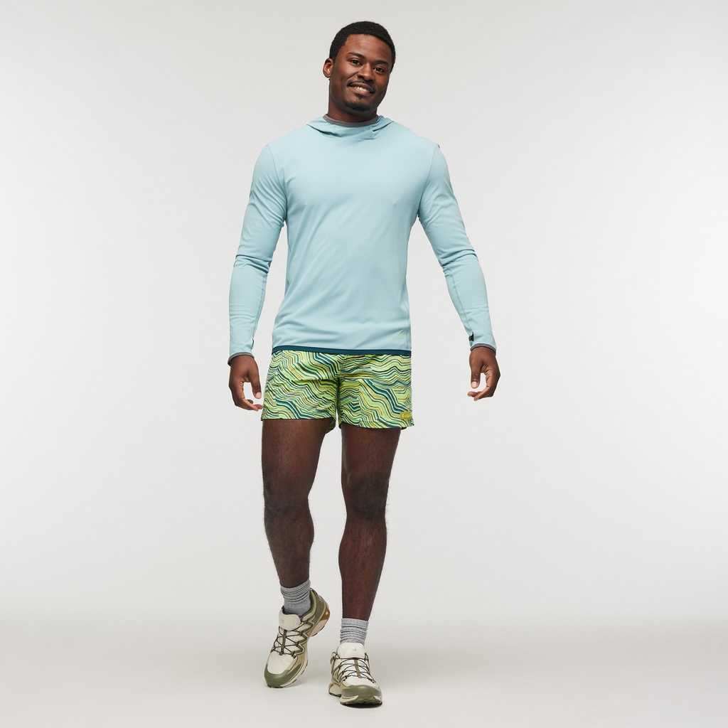 Brinco Short - Print - Men's, Parakeet/Abyss, Model Jeremy