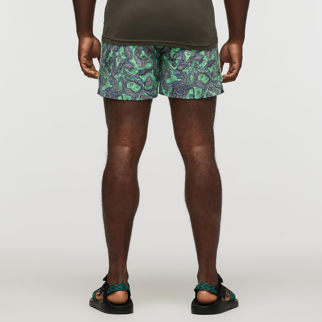Brinco Short - Print - Men's, Tempest/Parakeet, Model Jeremy