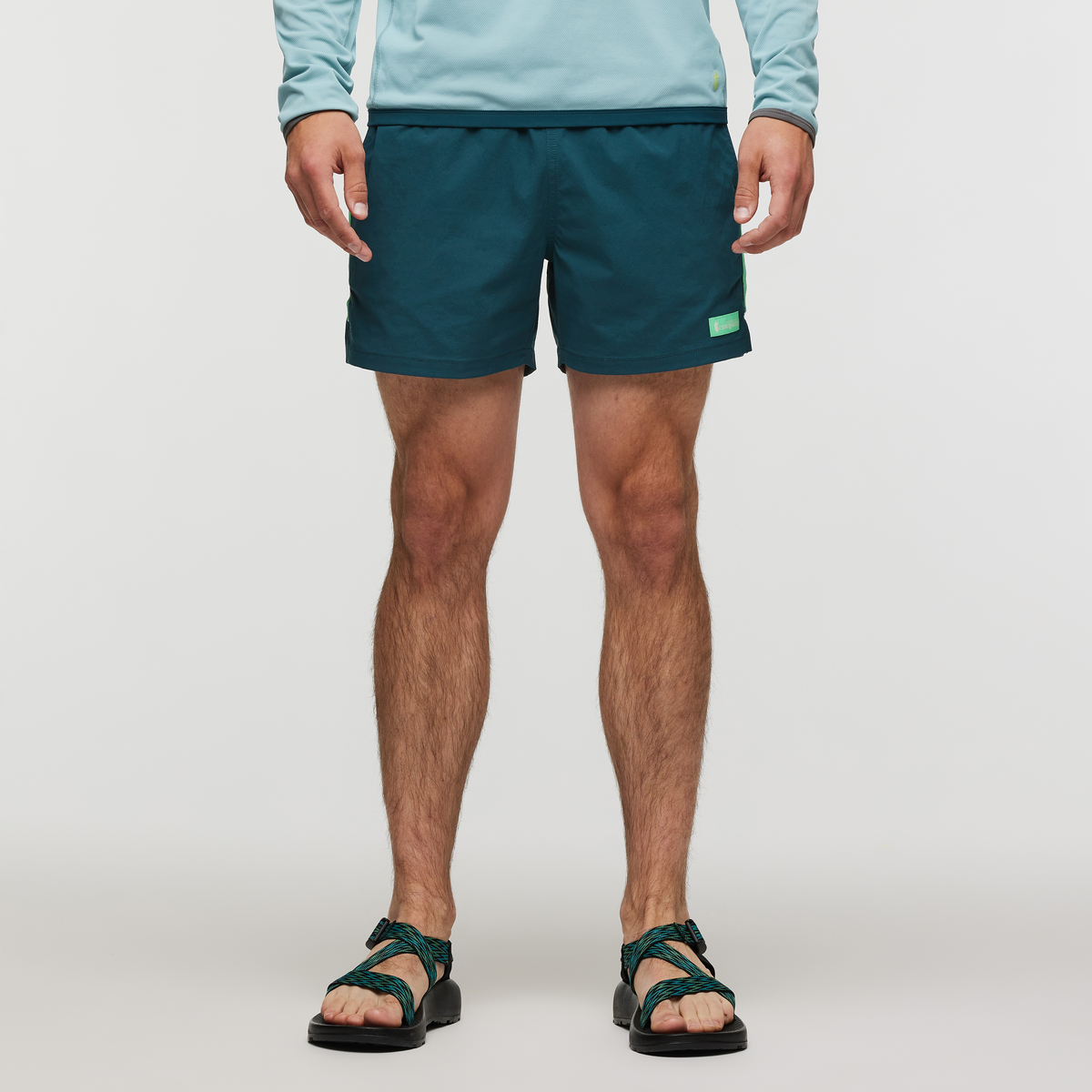 Brinco 5 Inch Short - Solid - Men's, Abyss, Model Kellan