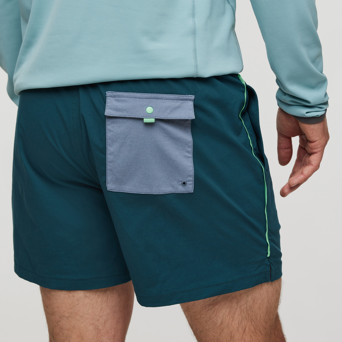 Brinco 5 Inch Short - Solid - Men's, Abyss, Model Kellan