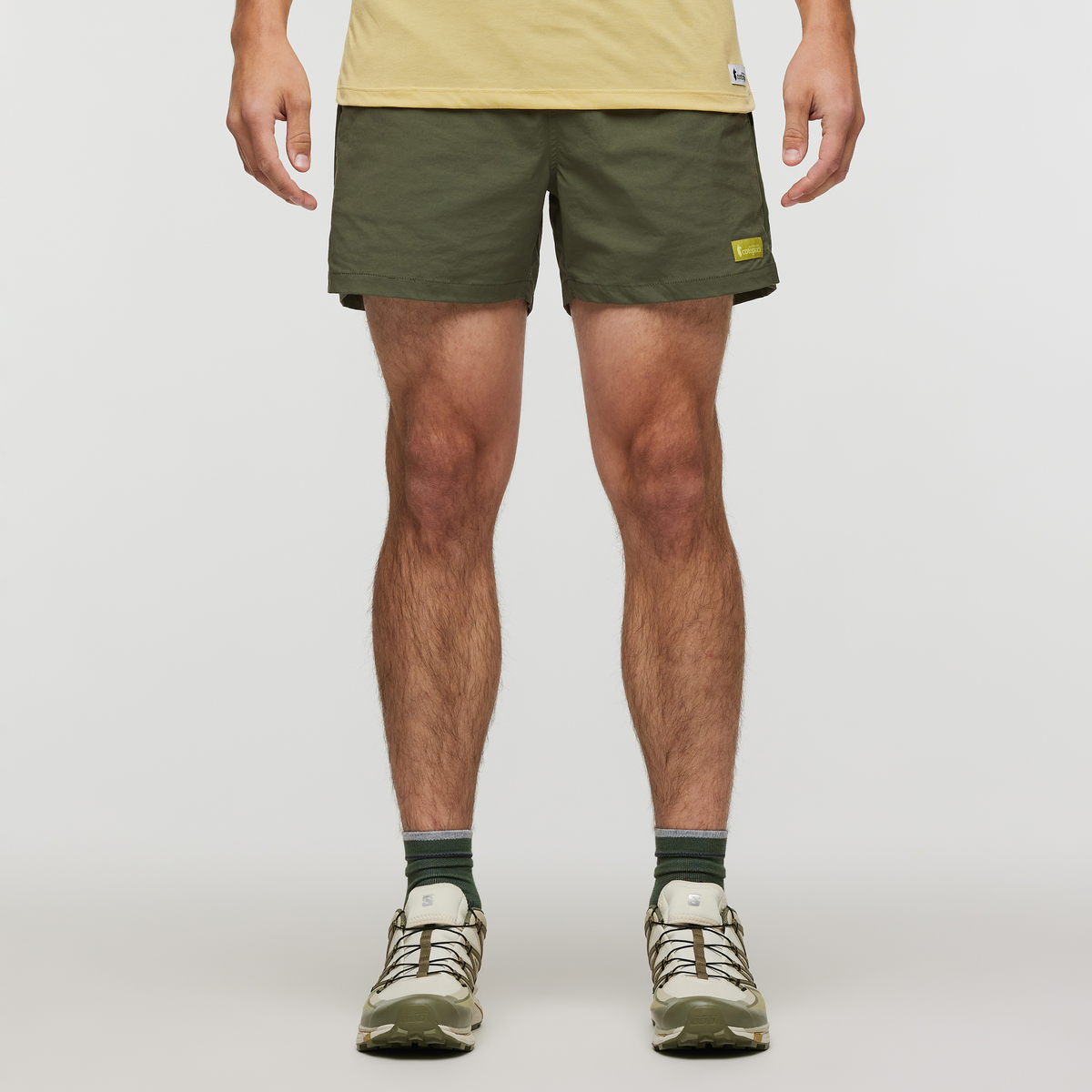 Brinco 5 Inch Short - Solid - Men's, Fatigue, Model Kellan