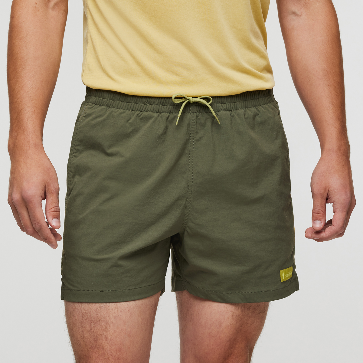 Brinco 5 Inch Short - Solid - Men's, Fatigue, Model Kellan