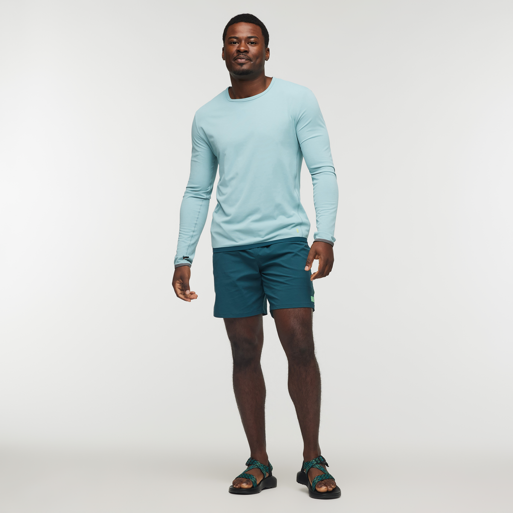 Brinco 7 Inch Short - Solid - Men's, Abyss, Model Jeremy, shoppable