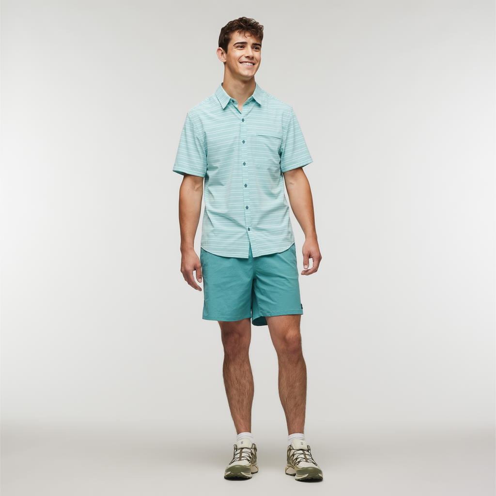 Brinco 7 Inch Short - Solid- Men's, Coastal, Model Kellan