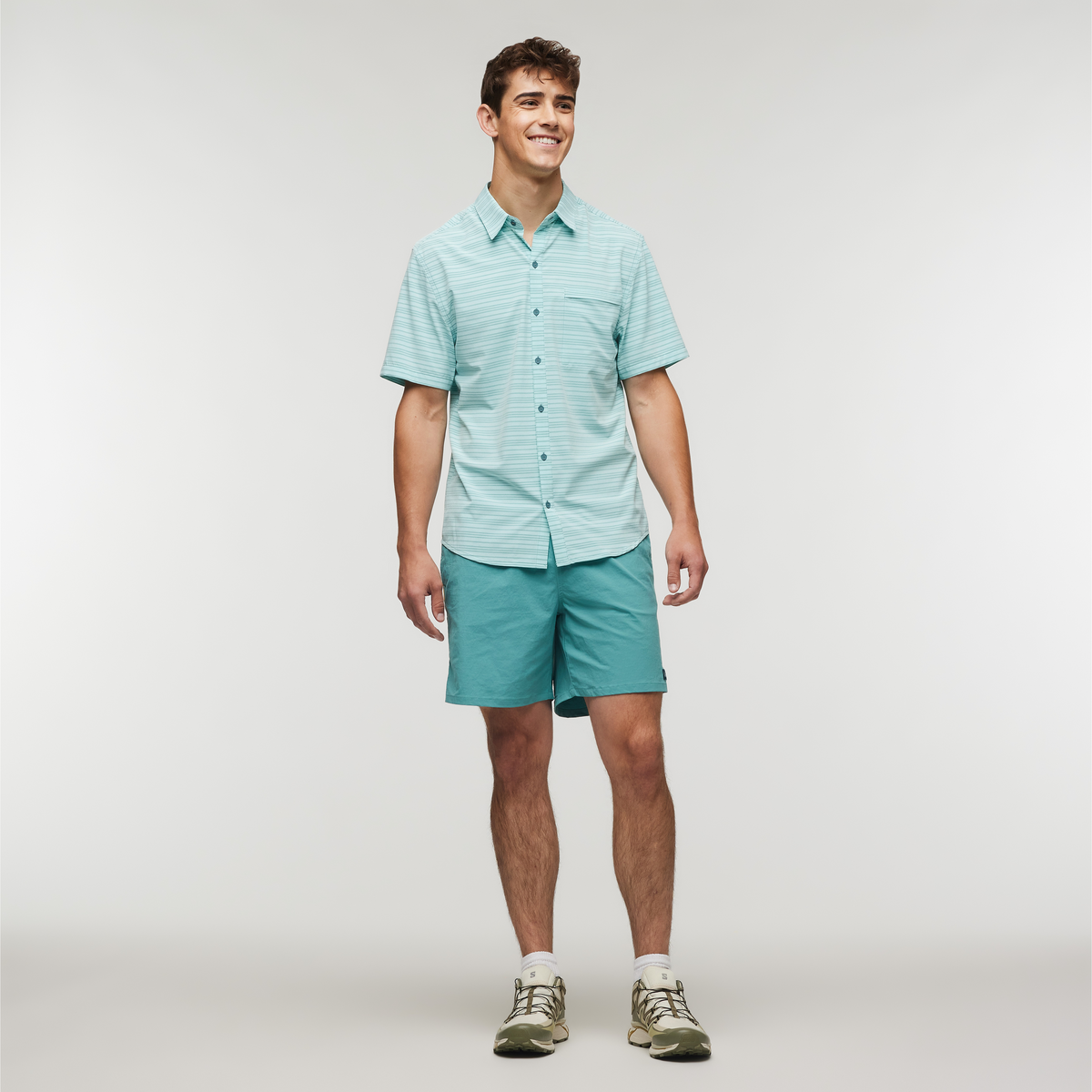 Brinco 7 Inch Short - Solid- Men's, Coastal, Model Kellan