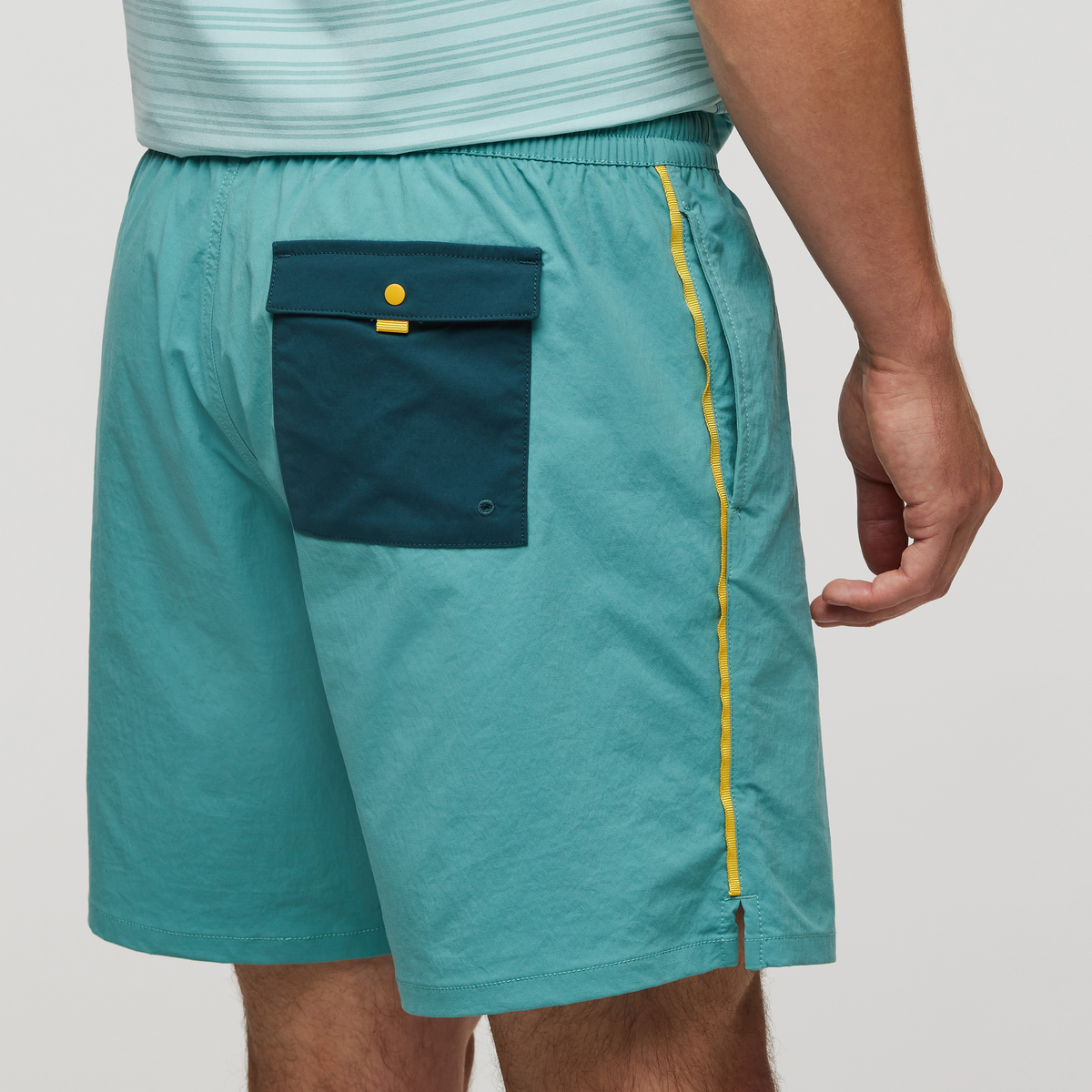 Brinco 7 Inch Short - Solid - Men's, Coastal, Model Kellan