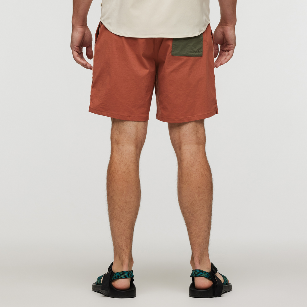 Brinco 7 Inch Short - Solid - Men's, Faded Brick, Model Kellan