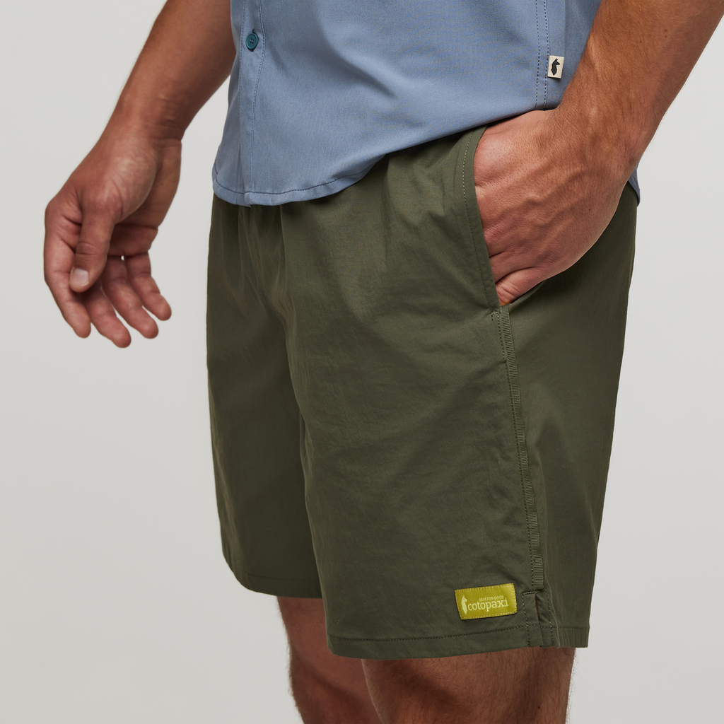 Brinco 7 Inch Short - Solid - Men's, Fatigue, Model Kellan