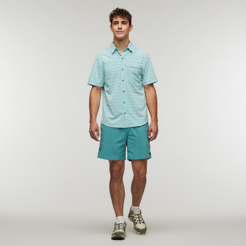 Cambio Button Up - Print - Men's, Coastal, Model Kellan
