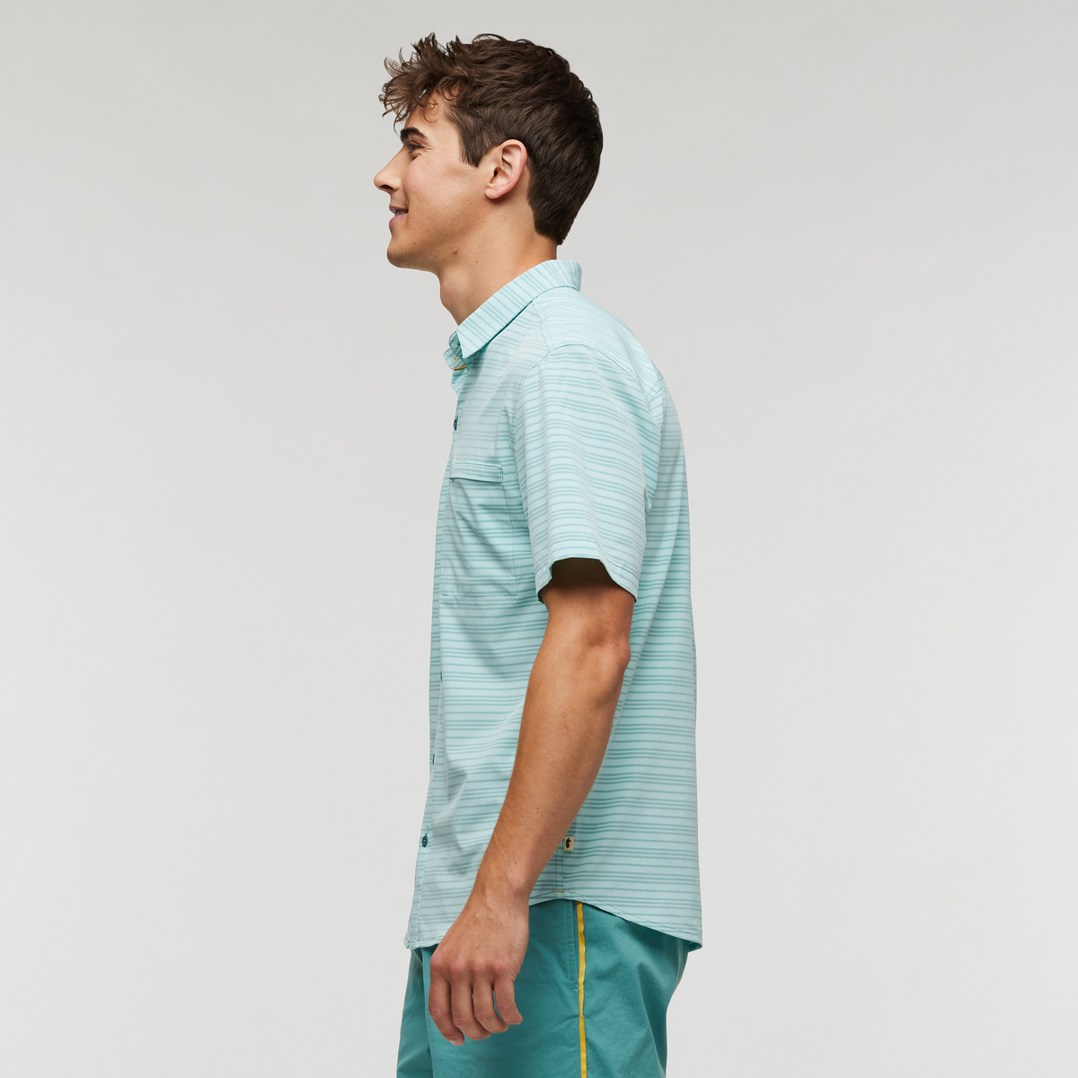 Cambio Button Up - Print - Men's, Coastal, Model Kellan