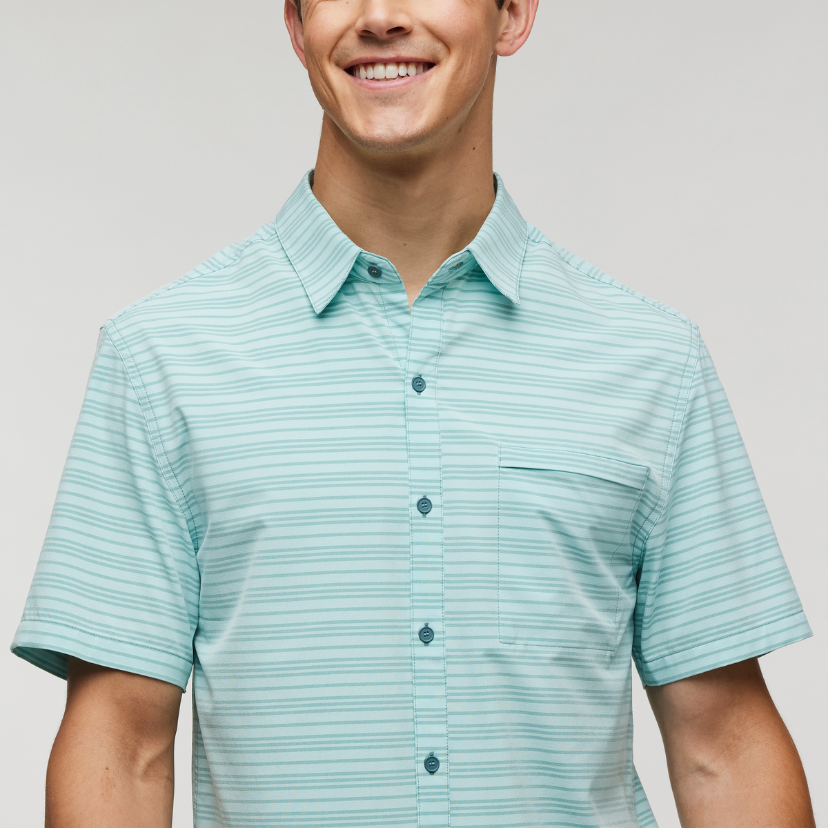 Cambio Button Up - Print - Men's, Coastal, Model Kellan