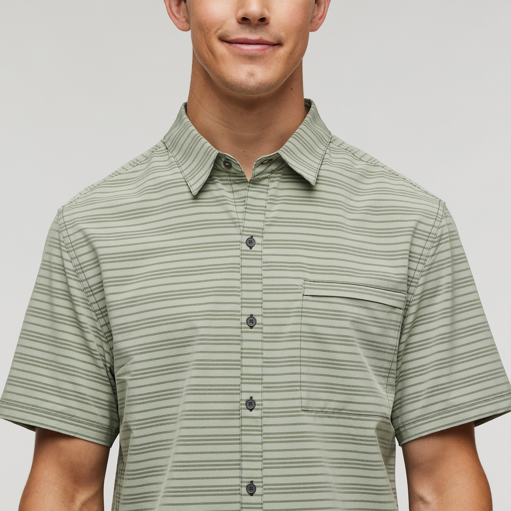 Cambio Button Up - Print - Men's, Fatigue, Model Kellan