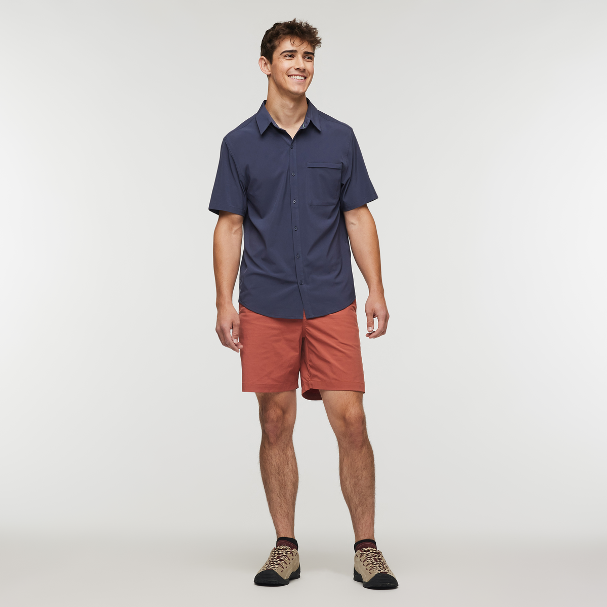 Cambio Button Up Shirt - Men's, Graphite, Model Kellan