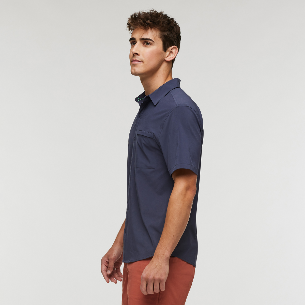 Cambio Button Up Shirt - Men's, Graphite, Model Kellan