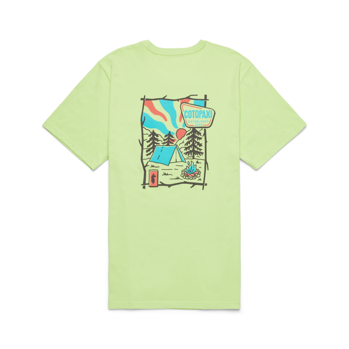 Camp Life Pocket T-Shirt - Men's, Lime