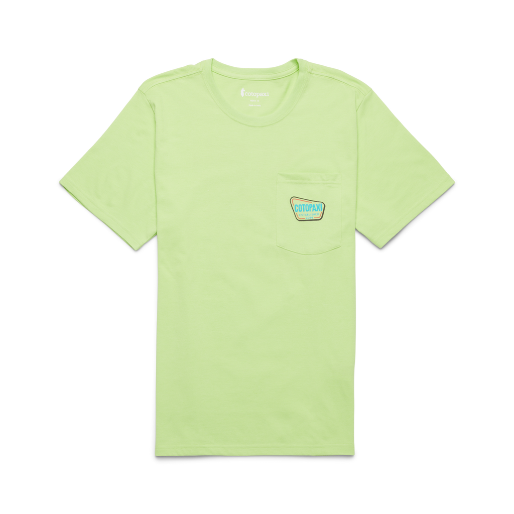 Camp Life Pocket T-Shirt - Men's, Lime\