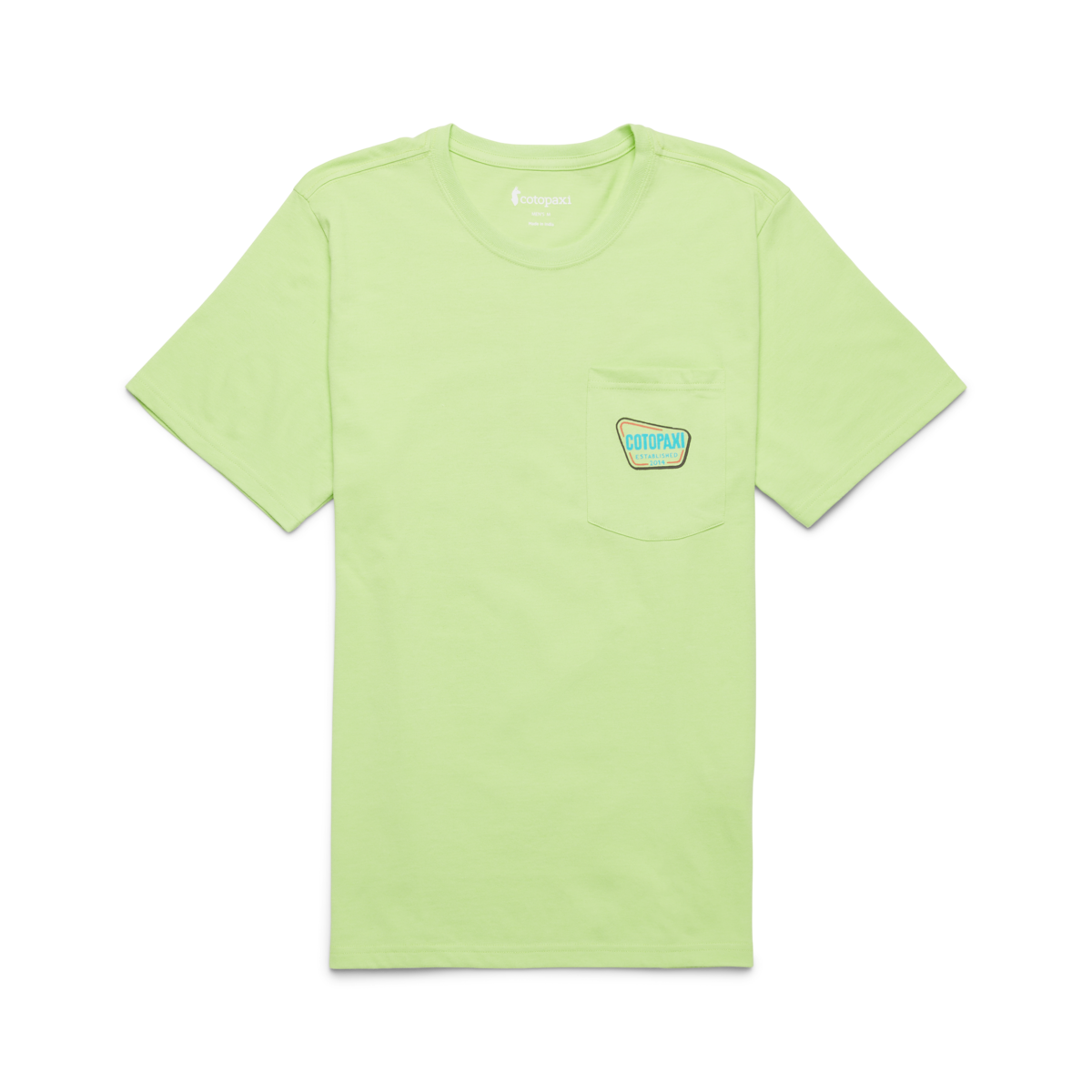 Camp Life Pocket T-Shirt - Men's, Lime\