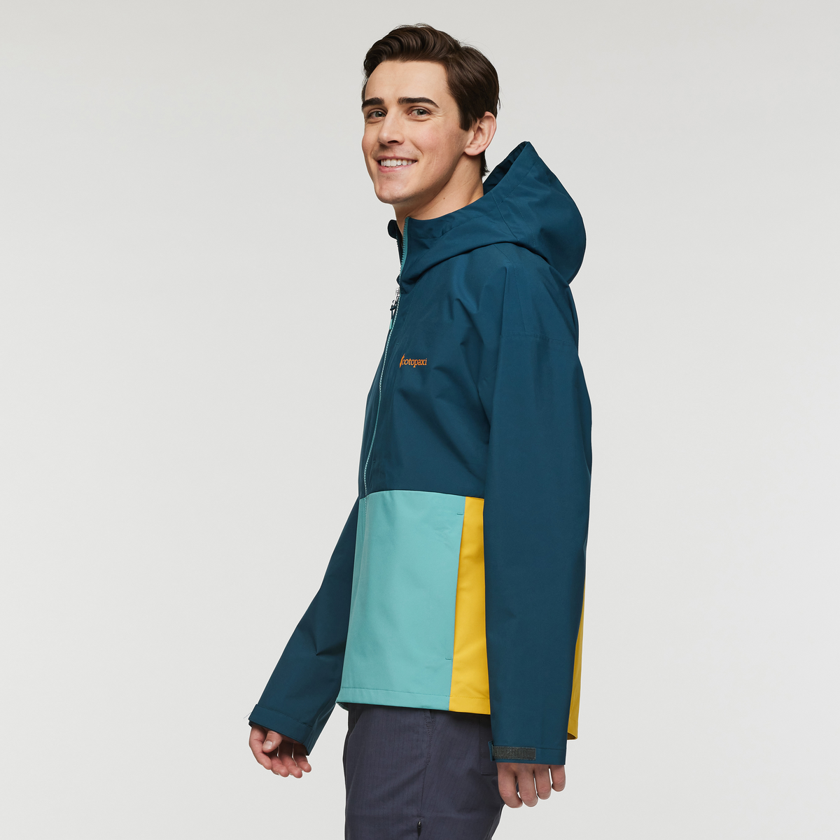 Cielo Rain Jacket - Men's, Abyss/Coastal, Detail