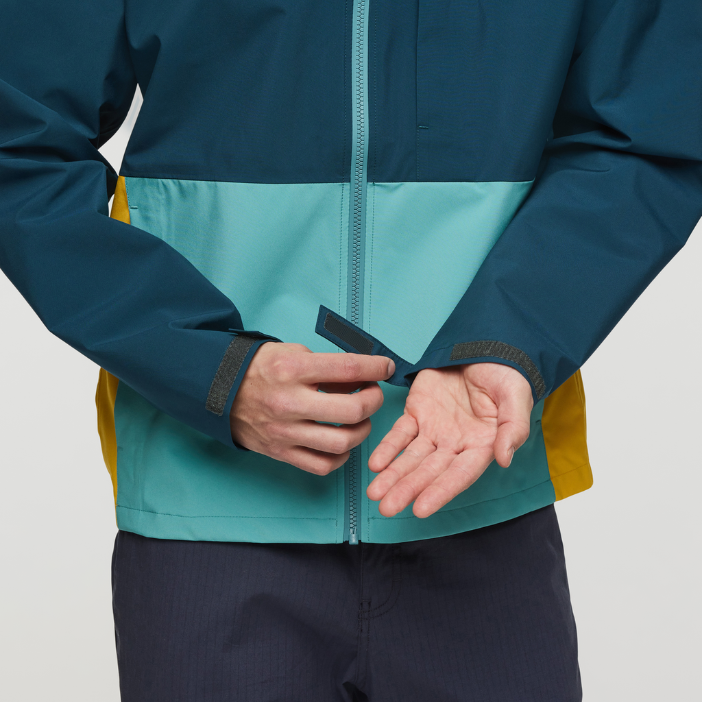 Cielo Rain Jacket - Men's, Abyss/Coastal, Detail