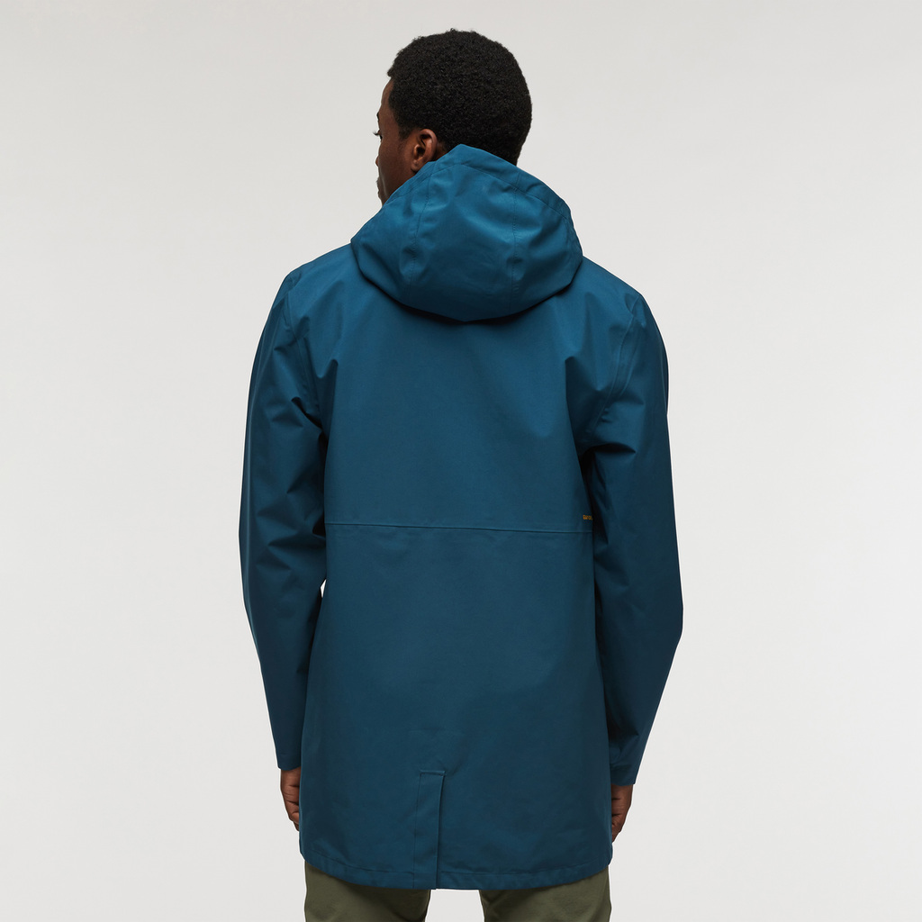 Cielo Rain Parka - Men's, Abyss, Model Jeremy