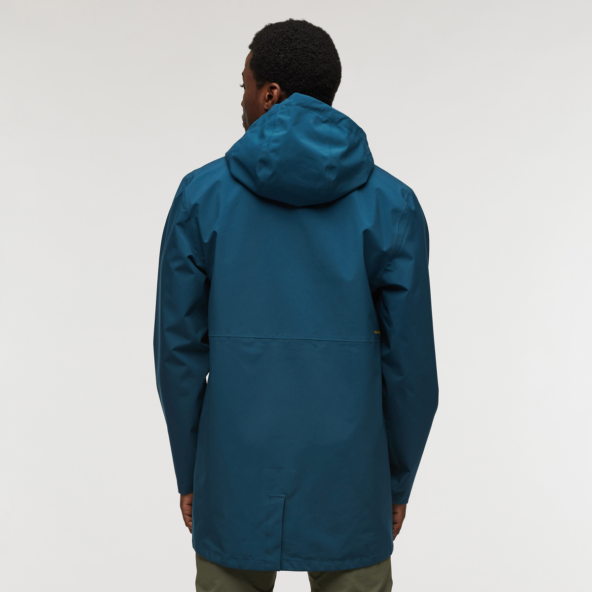 Cielo Rain Parka - Men's, Abyss, Model Jeremy