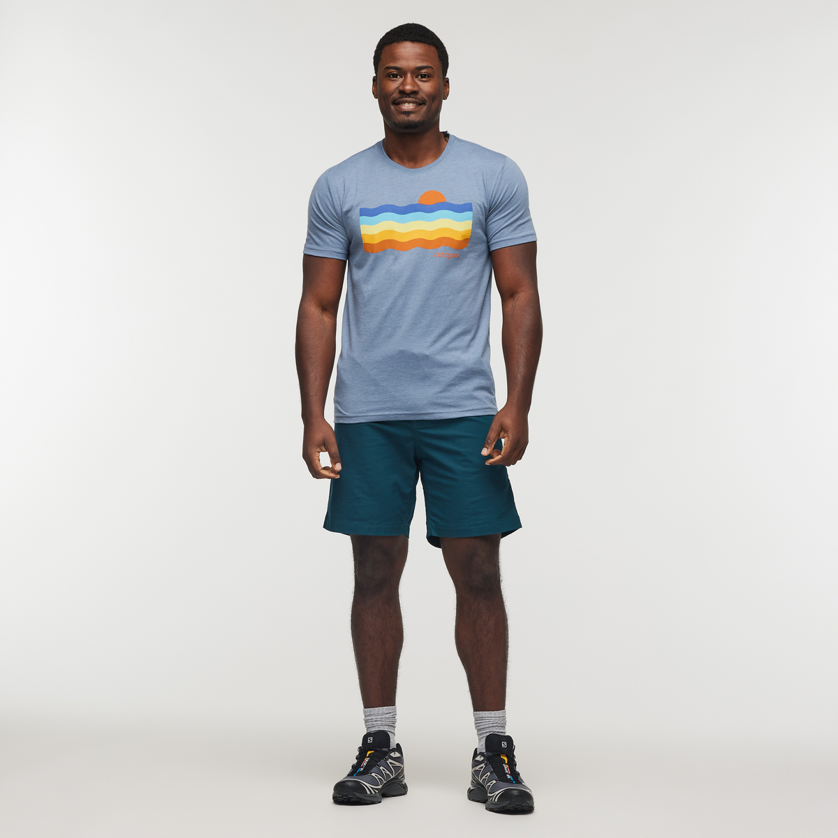Disco Wave T-Shirt - Men's, Tempest, Model Jeremy