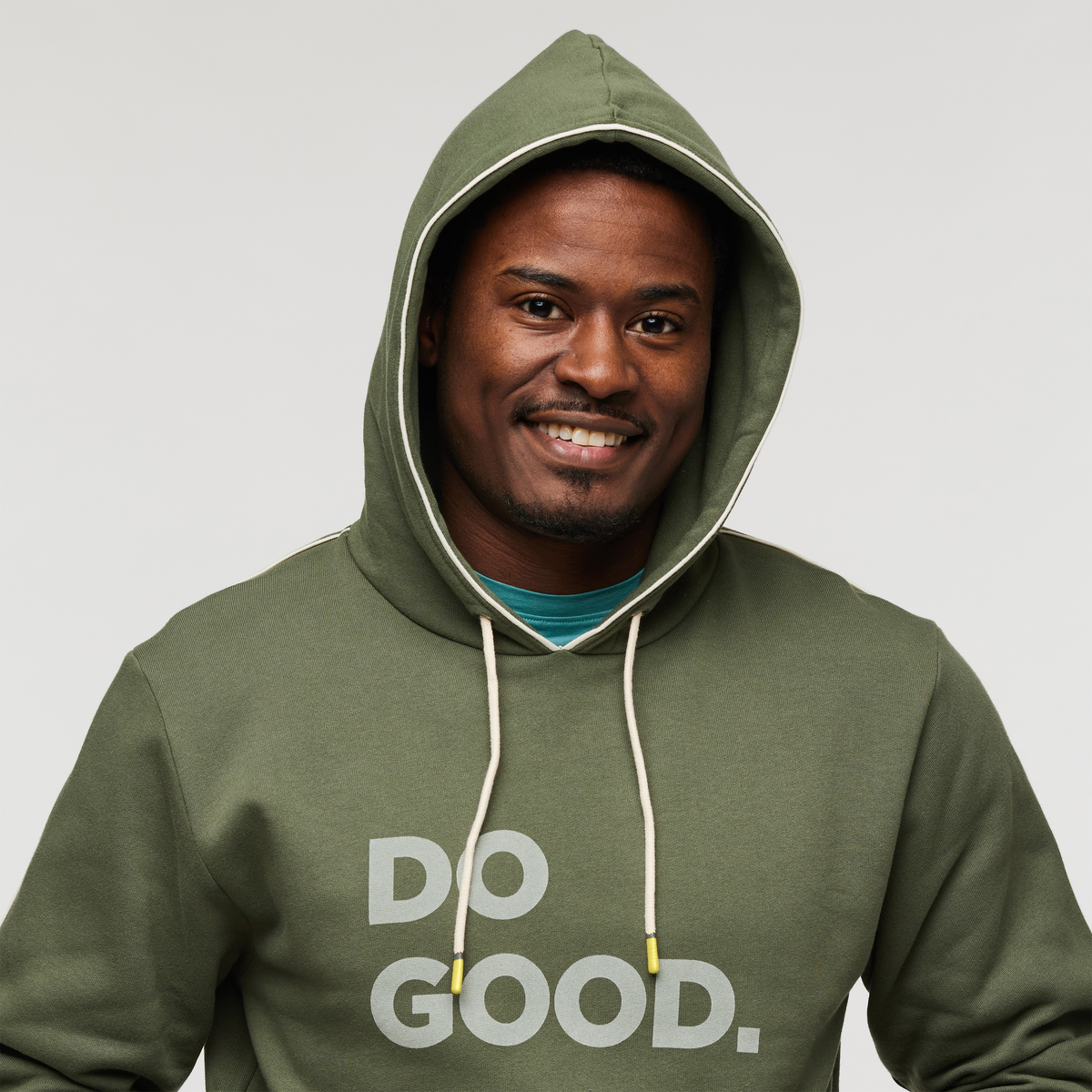 Do Good Pullover Hoodie - Men's, Fatigue, Model Jeremy