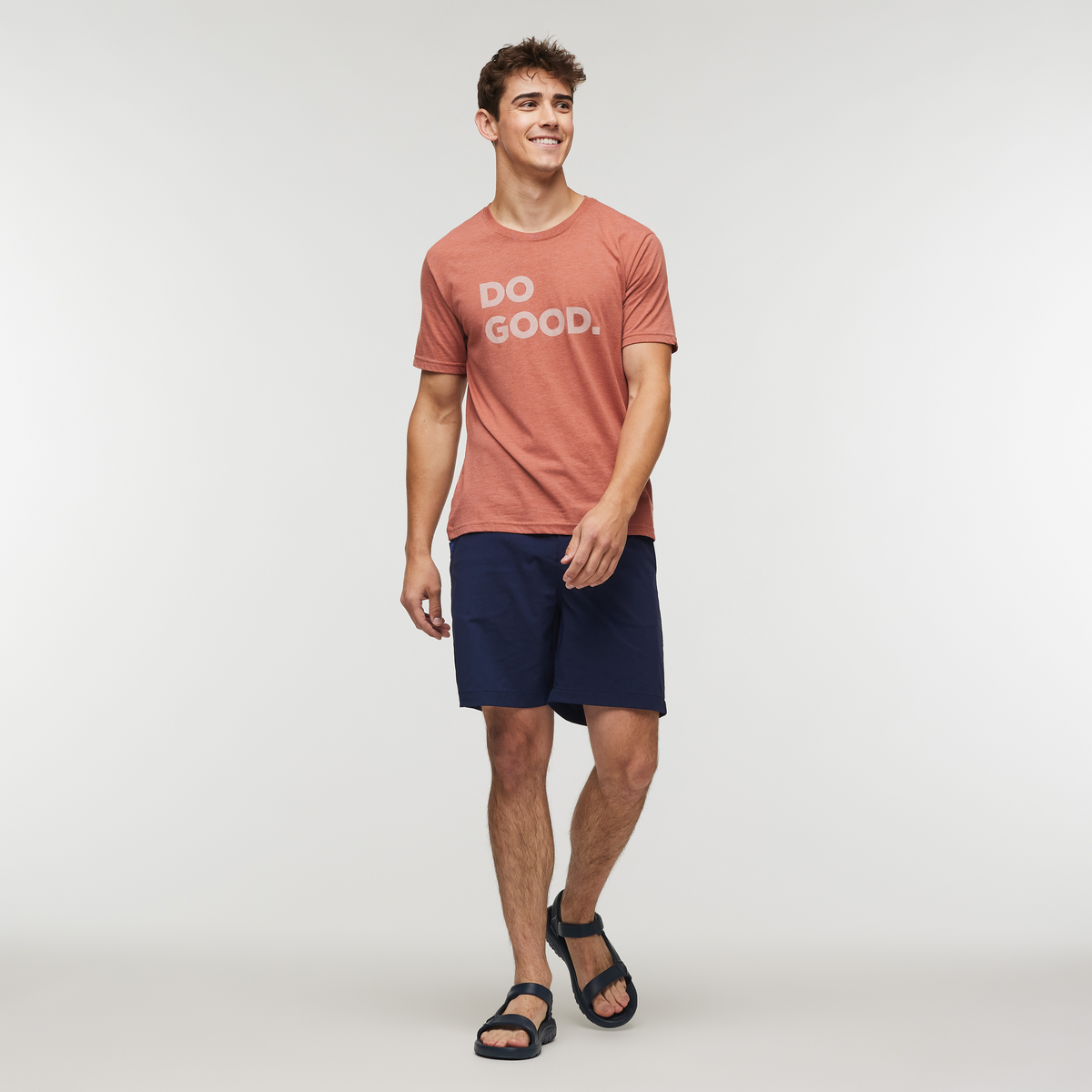 Do Good T-Shirt - Men's, Faded Brick, Model Kellan