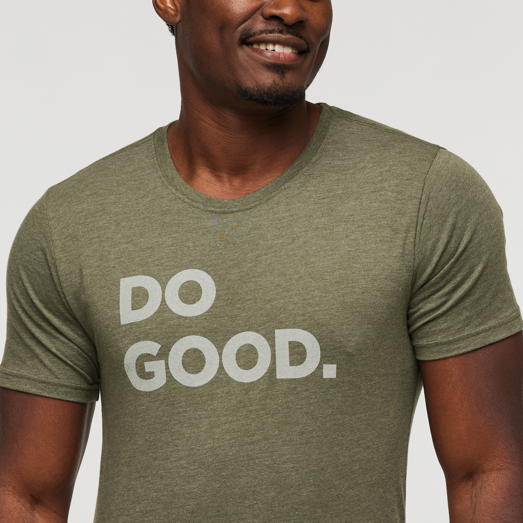 Do Good T-Shirt - Men's, Fatigue, Model Jeremy