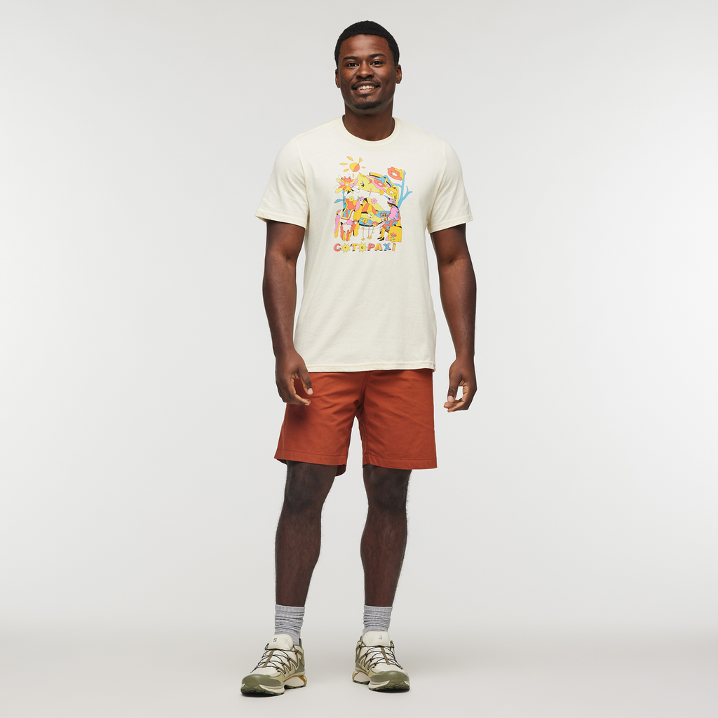 Ecuadorian Days T-Shirt - Men's, Bone, Model Jeremy