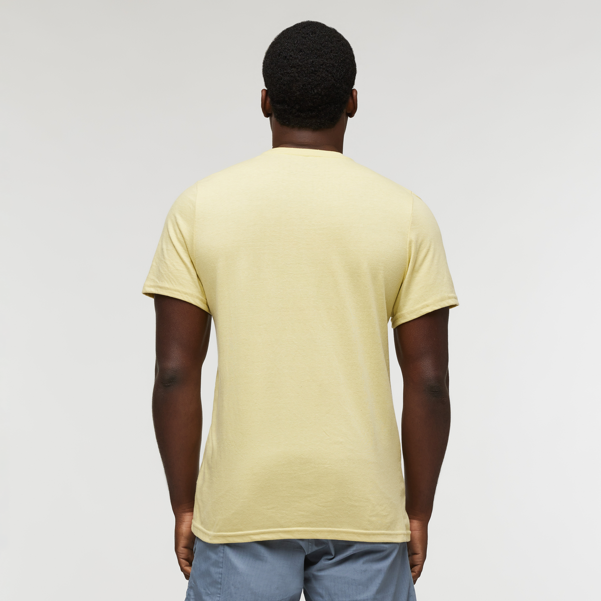 Llama Greetings T-Shirt - Men's, Wheat, Model Jeremy