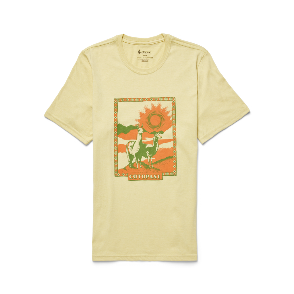 Llama Greetings T-Shirt - Men's, Wheat
