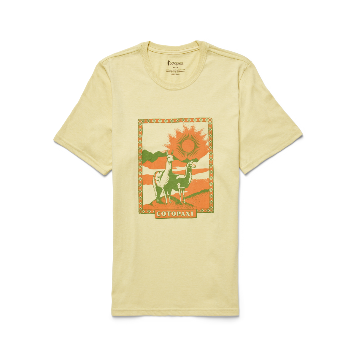 Llama Greetings T-Shirt - Men's, Wheat