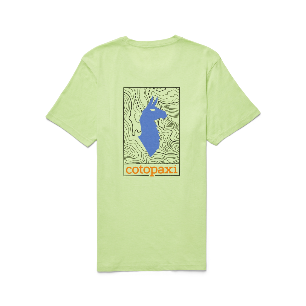 Llama Map T-Shirt - Men's, Lime
