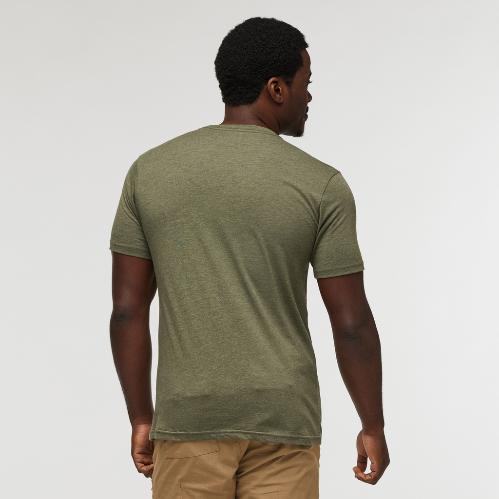 Llama Sequence T-Shirt - Men's, Fatigue, Model Jeremy