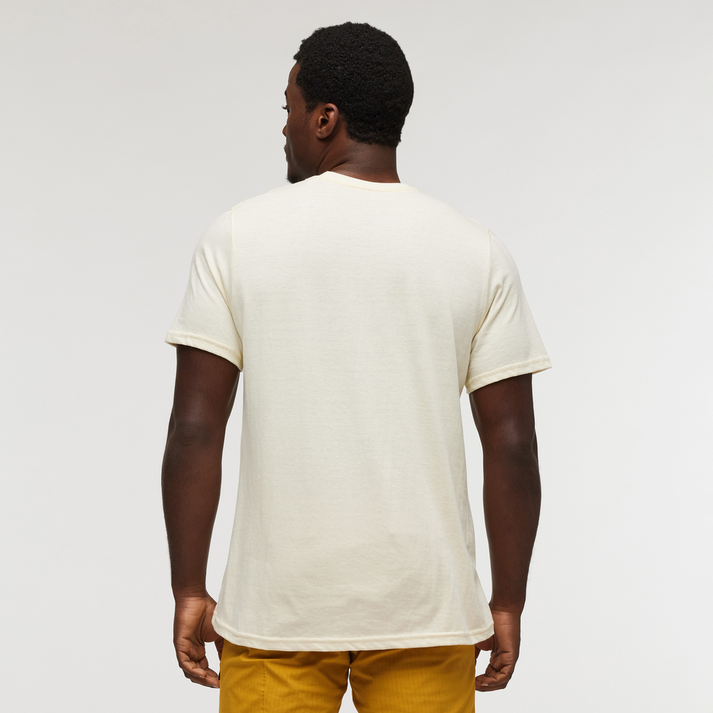 Nature Is Family T-Shirt - Men's, Bone, Model Jeremy