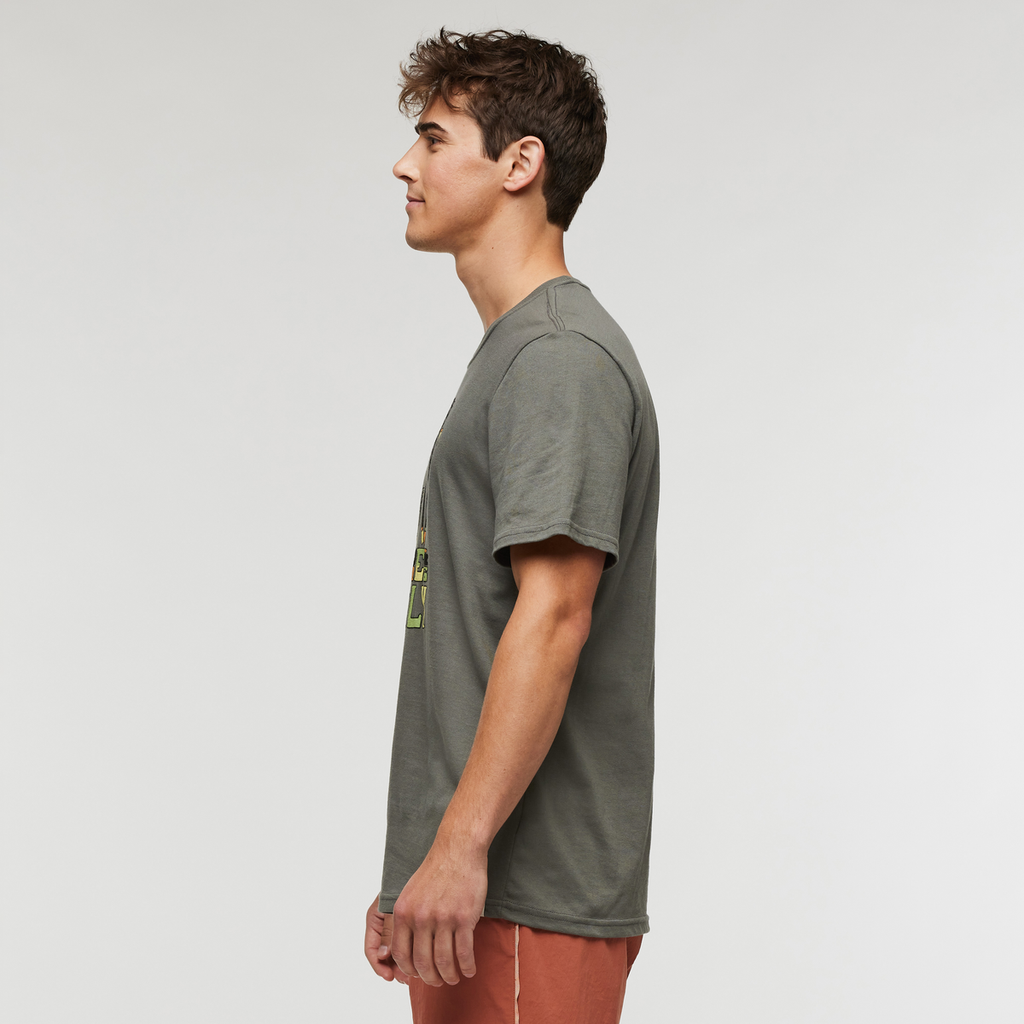 Nature Is Family T-Shirt - Men's, Fatigue, Model Kellan