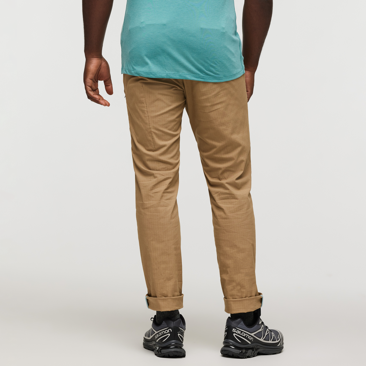 Salto Ripstop Pant - Men's, Desert, Model Jeremy