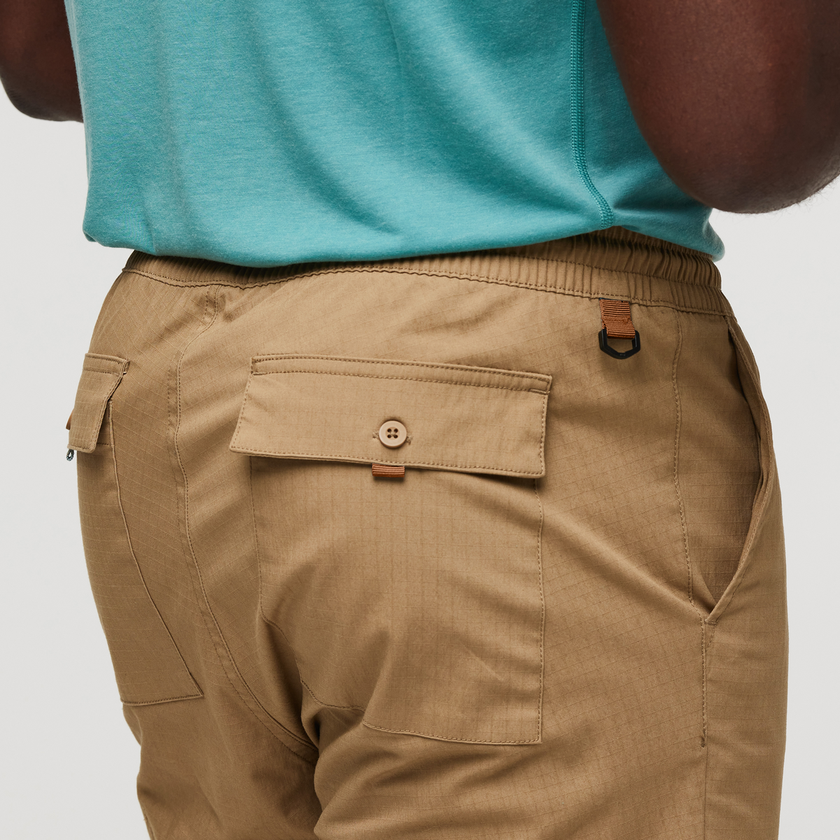 Salto Ripstop Pant - Men's, Desert, Model Jeremy