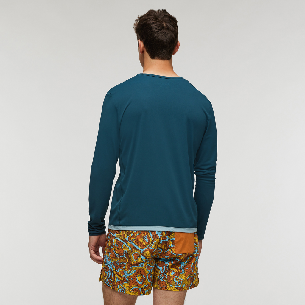 Sombra Long-Sleeve Sun Shirt - Men's, Abyss, Model Kellan