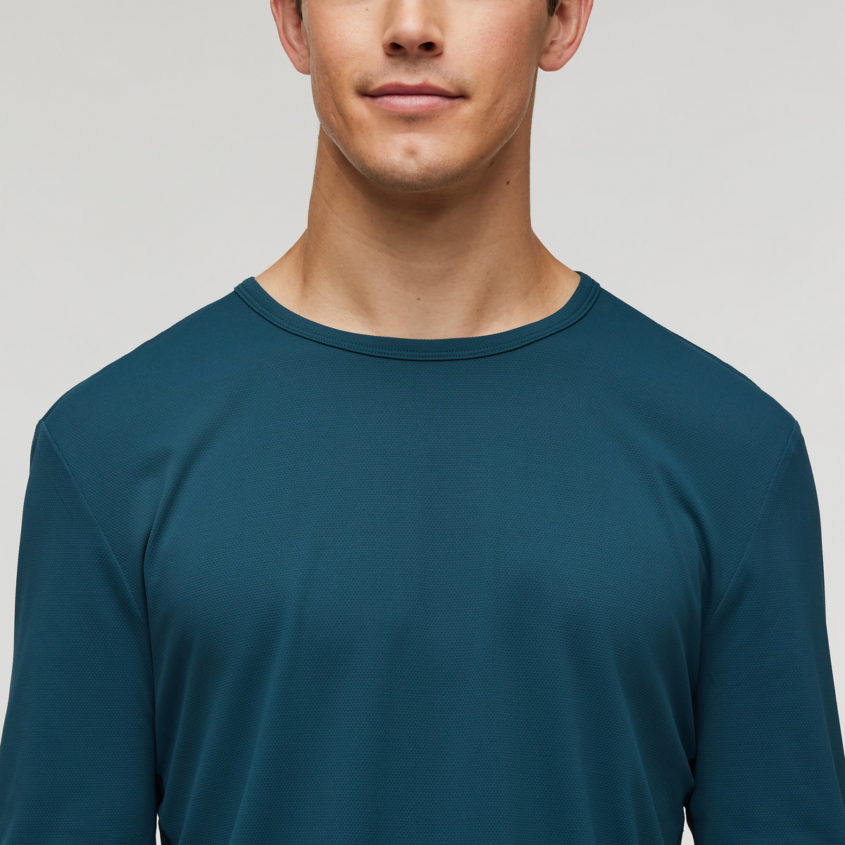 Sombra Long-Sleeve Sun Shirt - Men's, Abyss, Model Kellan