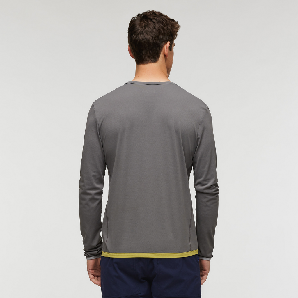 Sombra Long-Sleeve Sun Shirt - Men's, Cinder, Model Kellan