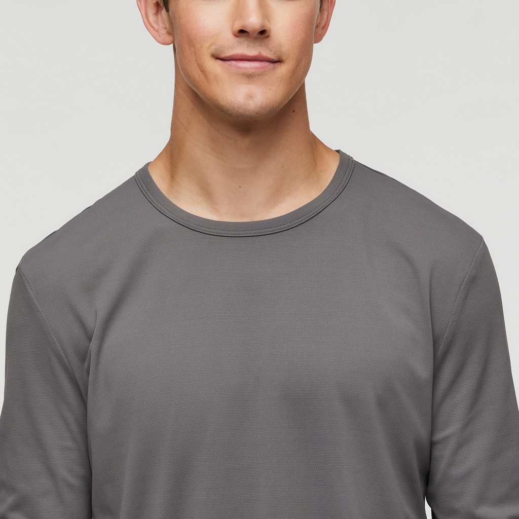 Sombra Long-Sleeve Sun Shirt - Men's, Cinder, Model Kellan