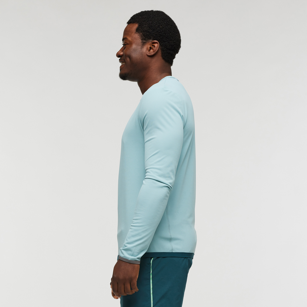 Sombra Long-Sleeve Sun Shirt - Men's, Sea Spray, Model Jeremy