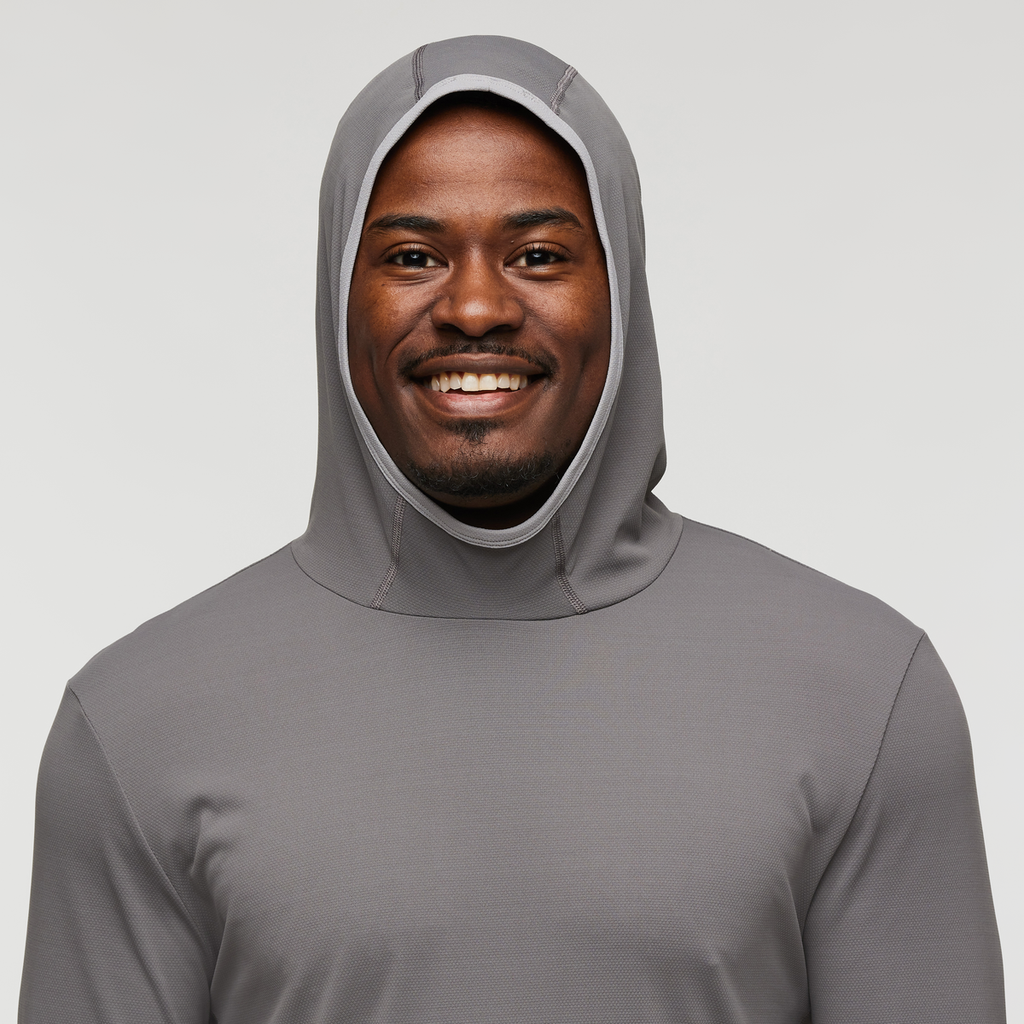 Sombra Sun Hoodie - Men's, Cinder, Model Jeremy