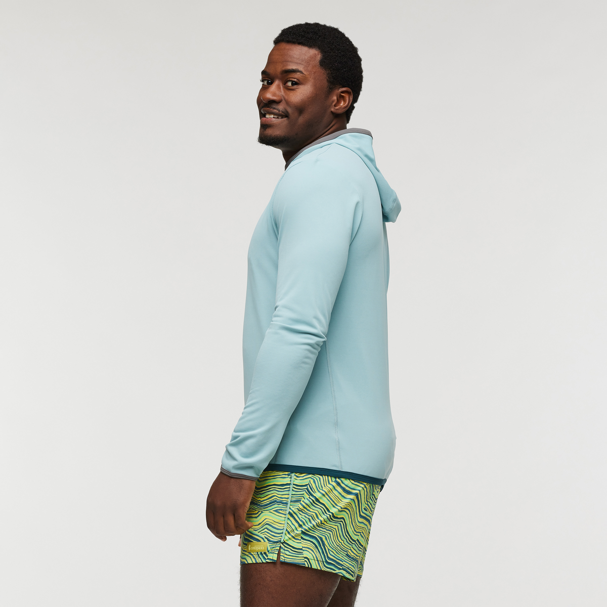 Sombra Sun Hoodie - Men's, Sea Spray, Model Jeremy