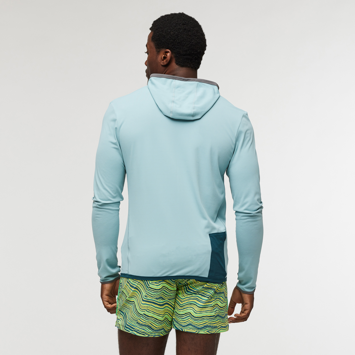 Sombra Sun Hoodie - Men's, Sea Spray, Model Jeremy