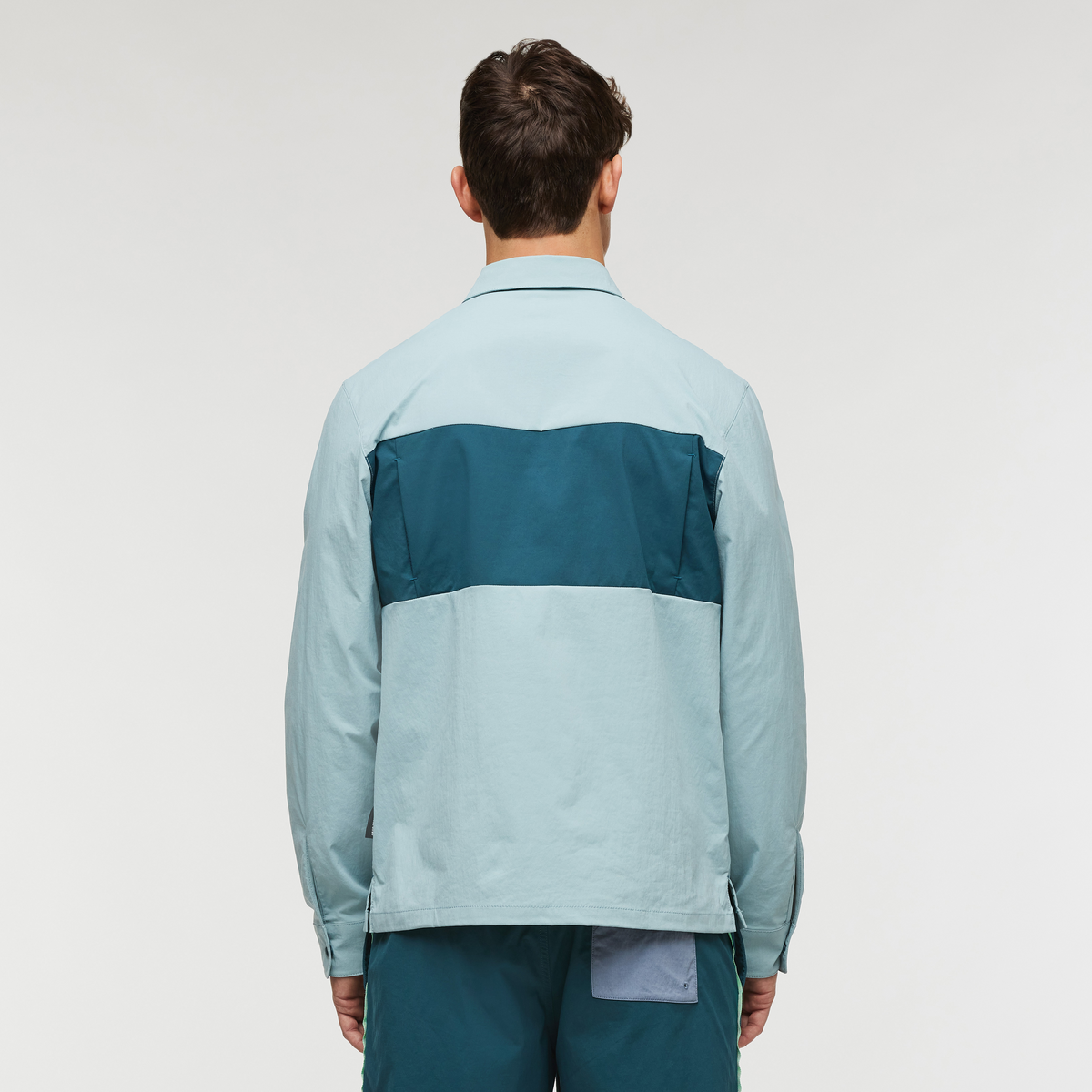Sumaco Long-Sleeve Shirt - Men's, Sea Spray/Abyss, Model Kellan